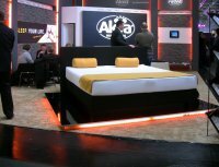 AKVA: Wasserbett in Boxspring-Optik